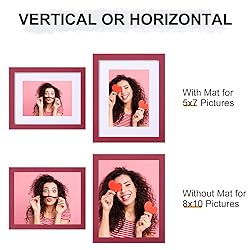 Vittanly 8x10 Picture Frame, Engineered Wood with