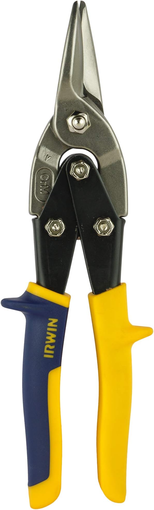 IRWIN 10504311 Straight Cut Aviation Snip with Safety Latch