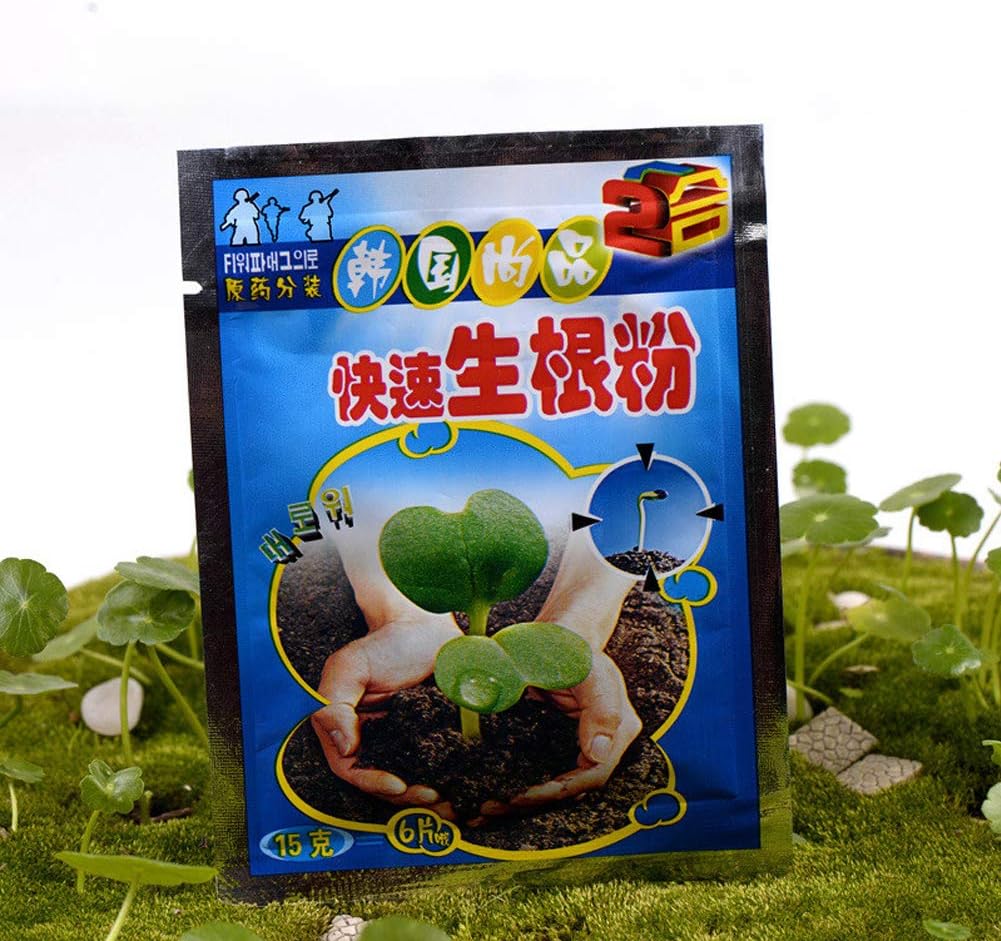 qiguch66 5PCS Instant Rooting Solution,5Pcs Extra Fast Plant Flower Rooting Powder Quick Growth Transplant Fertilizer,Rapid Growth Root