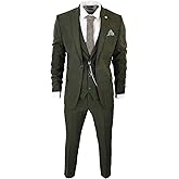 Men's 3 Piece Suit Wool Tweed Plum Wine Check 1920s Gatsby Formal Dress Suits