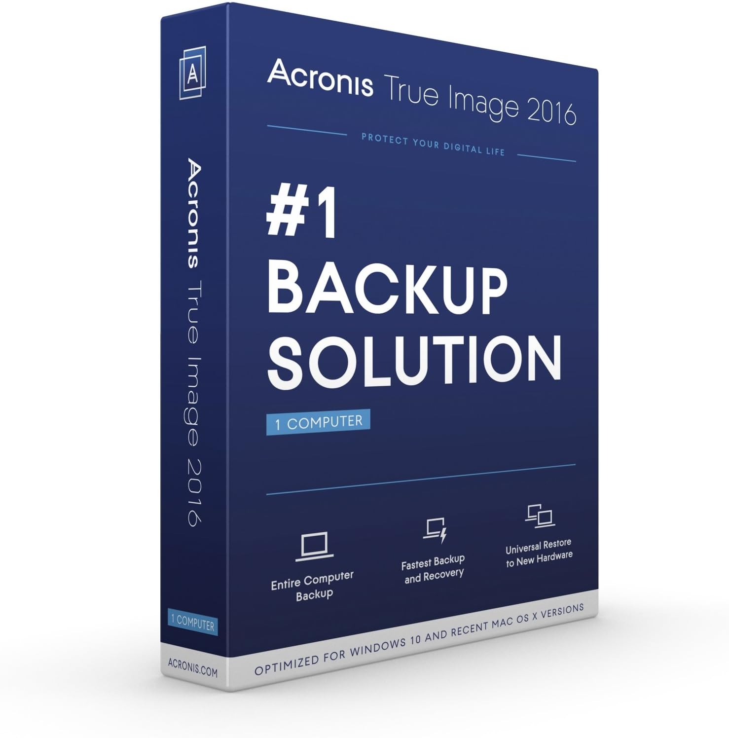 Acronis True Image 2016 for 1PC/English (PC/Mac)