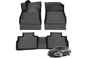 ANBINGO-All Weather Floor Mats Custom for 2020-2025 Nissan Sentra S/SV/SR Sedan Waterproof Guard Automotive Sentra Floor Mats Sentra Accessories Full Set Black