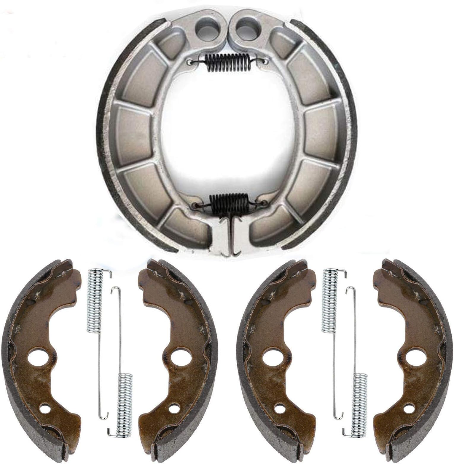 Front and Rear Brake Shoes replacement for Honda Rancher 350 TRX 350 Fourtrax TE TM FW FM 2000 2001 2002 2003 2004 2005 2006
