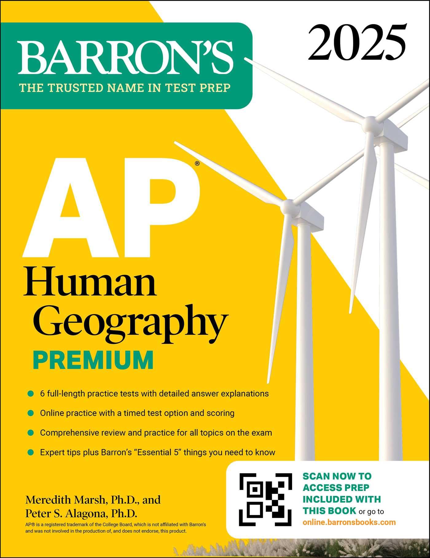 Photo 1 of AP Human Geography Premium, 2025: Prep Book with 6 Practice Tests + Comprehensive Review + Online Practice (Barron's AP Prep)