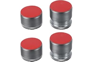 4 Pack Bed Table Risers Adjustable Height For Furniture Elevators for Enhanced Comfort and Quiet Use (Gray)