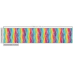 Ambesonne Rainbow Fabric by The Yard, Colorful