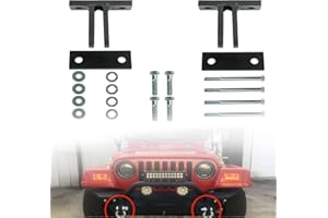 Holdia BX88230 Bolt-On Base Plate Bracket Kit Fit for Blue Ox Tow Bars,Universal BX Tabs Tow Bar Base Plate Bracket Compatible with Most Vehicles