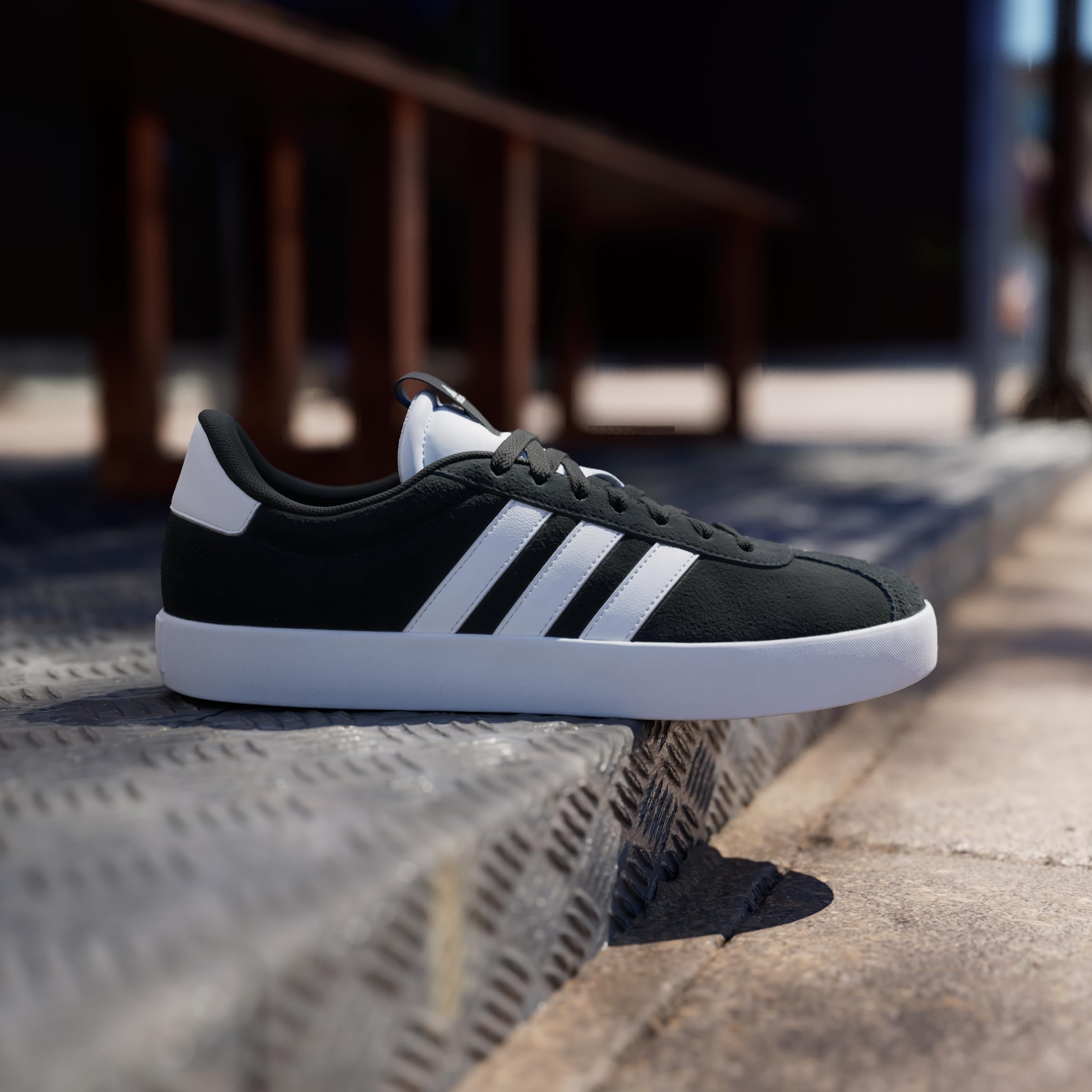 adidas Herren VL COURT 3.0 Shoes, Core Black / Cloud White / Core Black, 42 2/3 EU 3