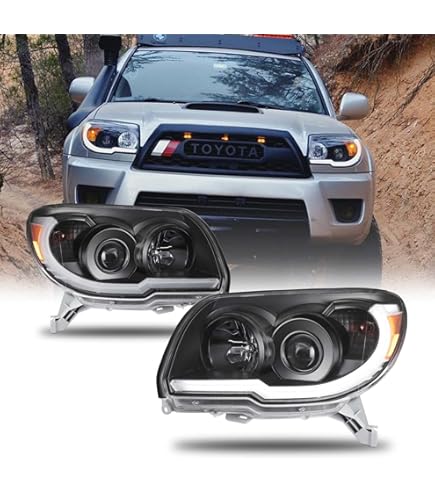 Amazon.com: ACANII - For 2006-2009 Toyota 4Runner Black Housing