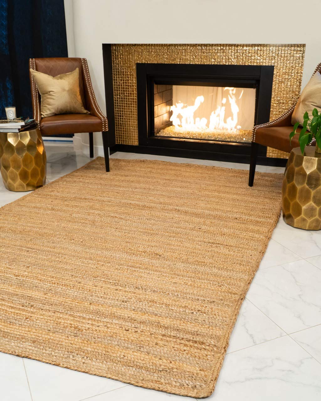 Natural Area Rugs - Handmade Epoch Jute Rug 8' x 10' Beige