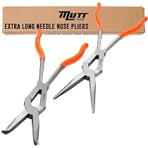 Long Reach Double X Pliers, 45 Degree Bent Nose | Manufacturer
