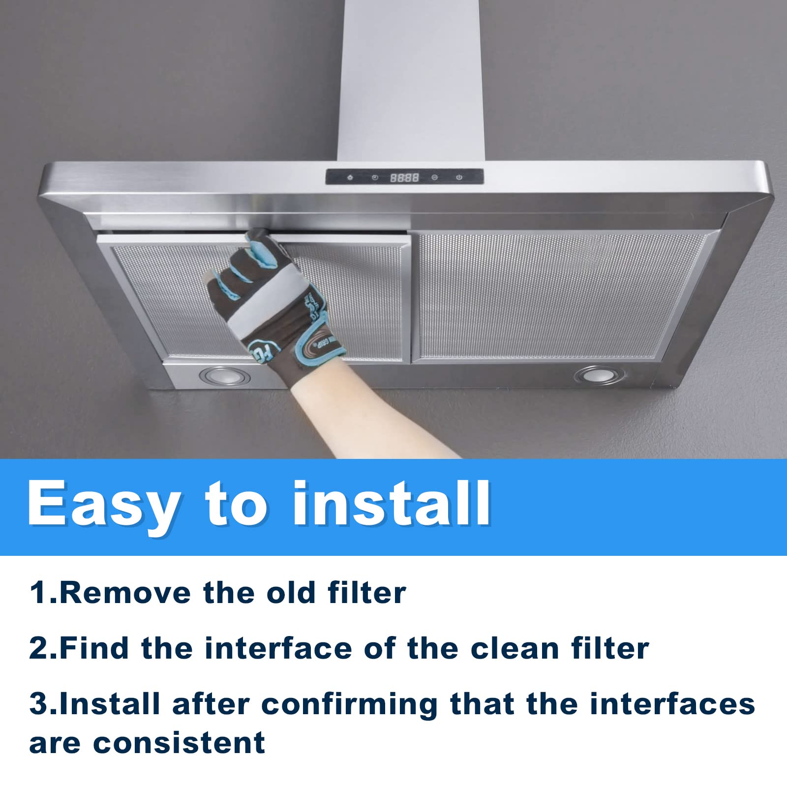 Range Hood Filter Replacement for Broan Model BPS1FA30, 99010299-11-3/4