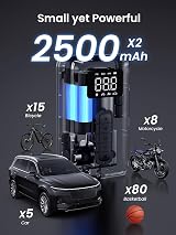 UGREEN Tyre Inflator Portable Cordless Electric Air Pump 150 PSI with LED LCD view 4
