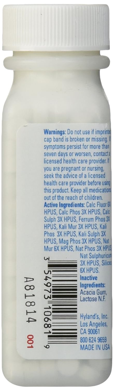 Bioplasma Cell Salts Tablets by Hyland's, Natural Homeopathic Combination of Cell Salts Vital to Cellular Function, Balance Electrolytes, 500 Count: Beauty