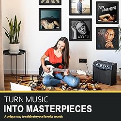 Emfogo Vinyl Record Frame, 3-Pack Album Frames for