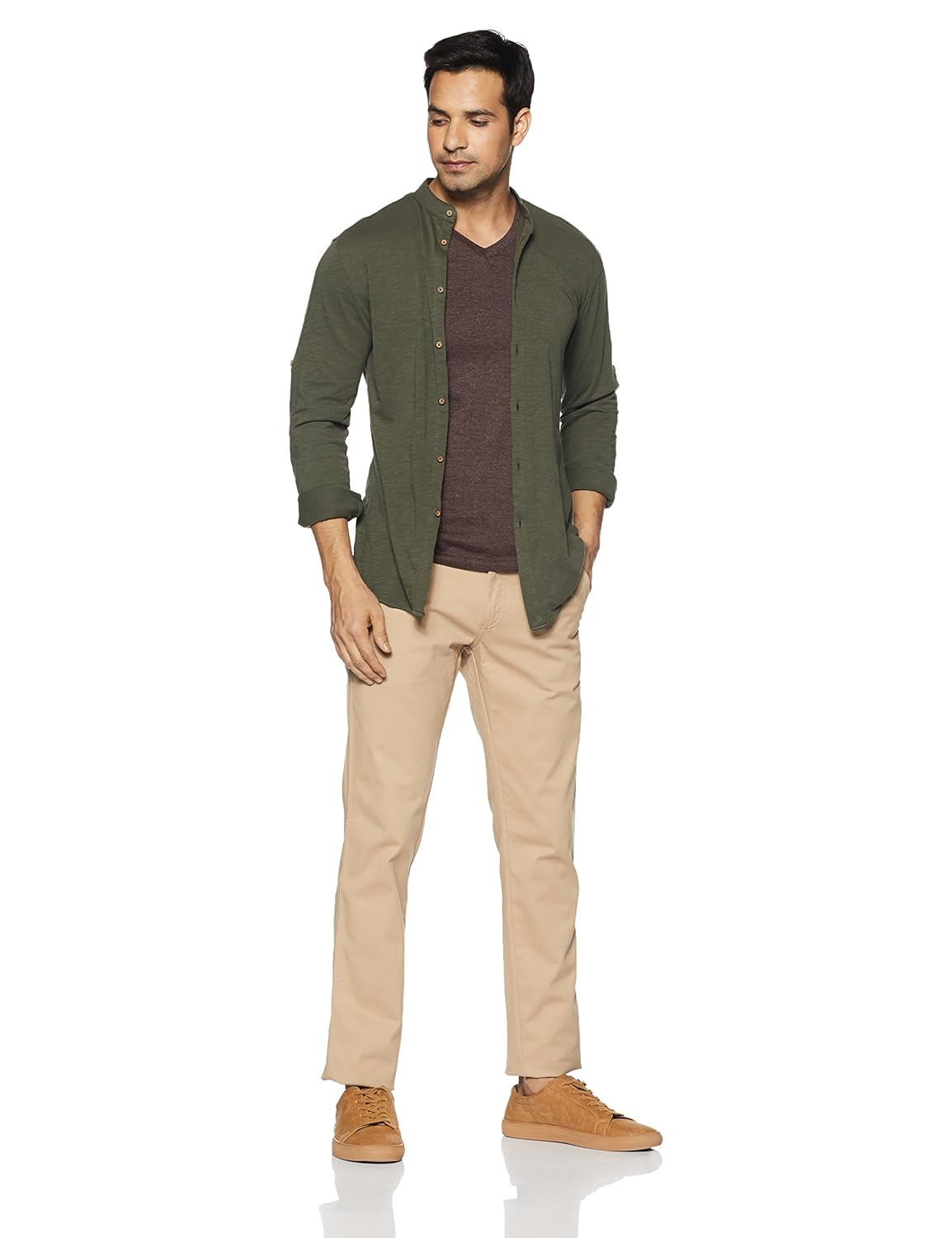 allen solly men's casual trousers