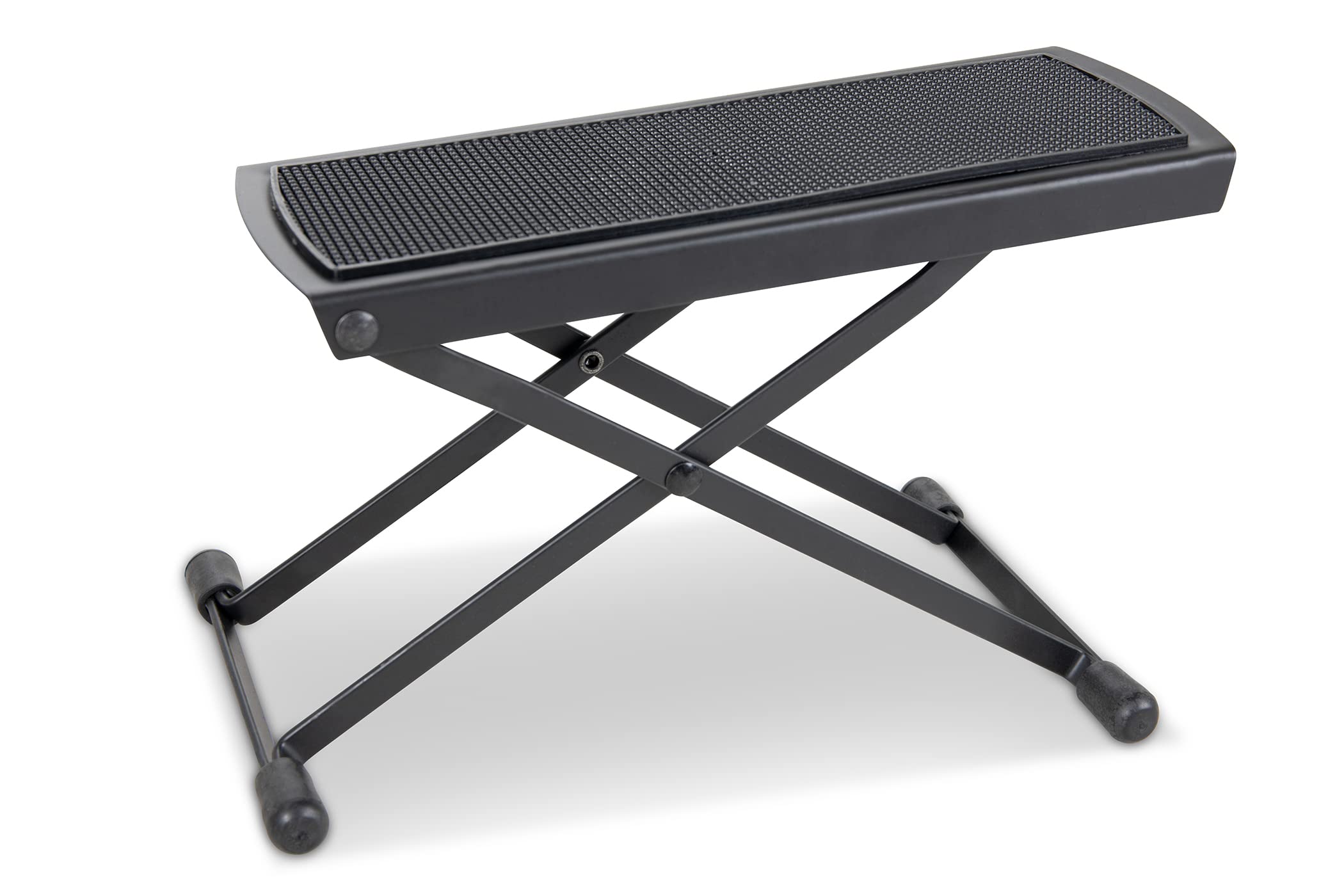 GEWA Metal Footrest (guitar rest), adjustable, compact and robust in black