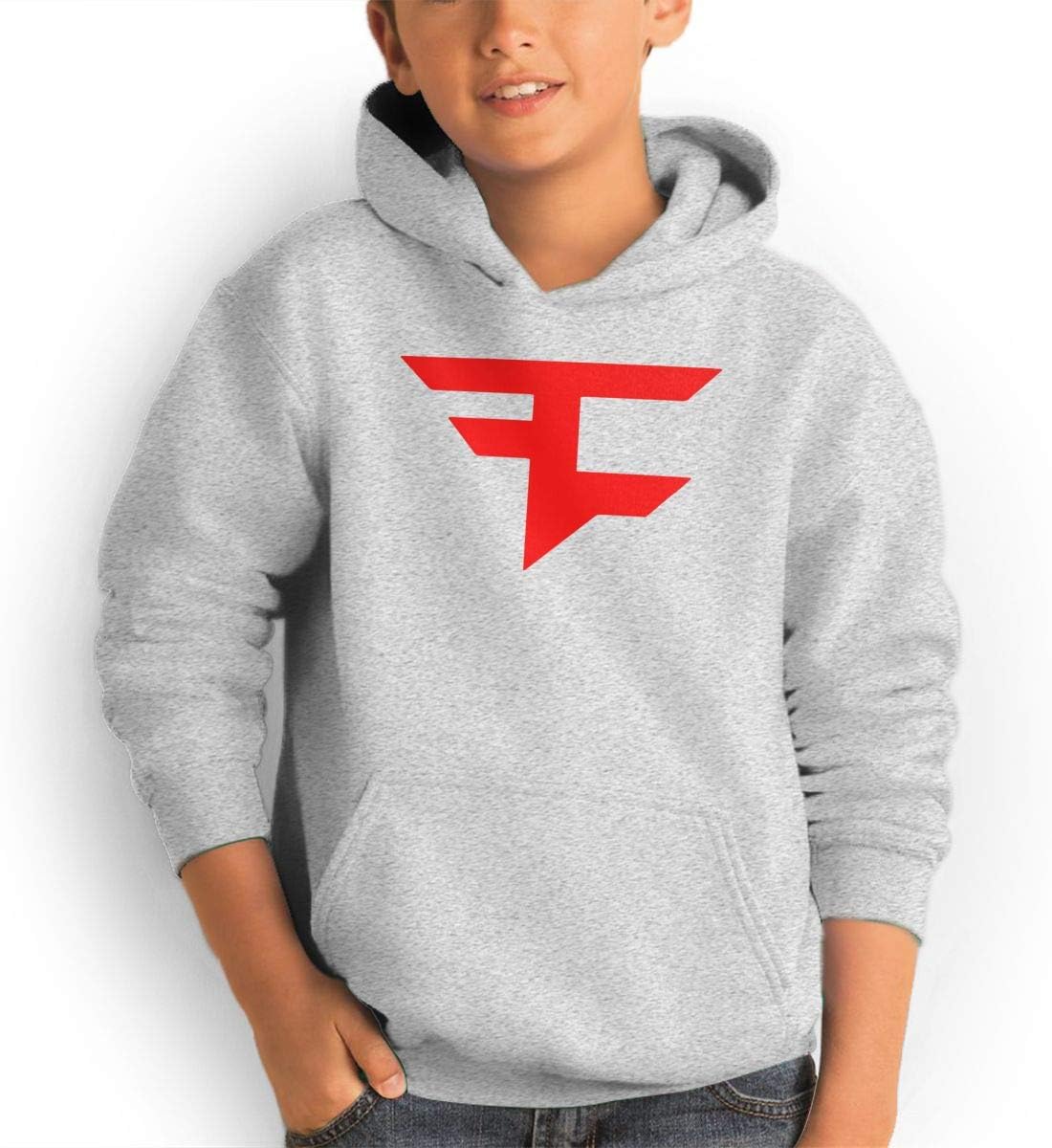 Faze Clan Logo Youth Teen Pullover Hooded Pocket Sweater for Boys and Girls