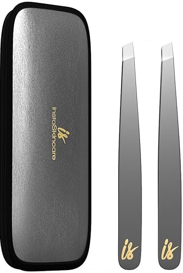 Amazon Com Premium Stainless Steel Tweezers Set With Perfect