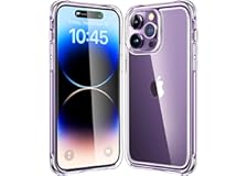 Mkeke for iPhone 14 Pro Max Case Clear, Not Yellowing Phone Case for iPhone 14 Pro Max Clear with Slim Cover & Shockproof Bum