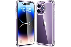 Mkeke for iPhone 14 Pro Max Case Clear, [Not-Yellowing][Military-Grade Drop Protection] Shockproof Protective Phone Cases 2022