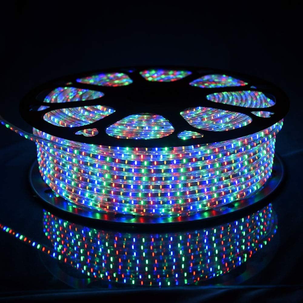 Manthan RGB Led Rope Light Waterproof Roll Multicolor Strip Light for Parties, Wedding, Diwali and Christmas, New Year Lighting & Decoration (10mtr)