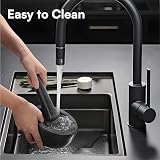 H&S Premium Granite Mortar and Pestle Large 16cm Diameter Black view 5