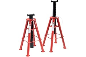 SUNEX TOOLS Sunex 1410 10-Ton, High Height, Pin Type, Jack Stands, Pair