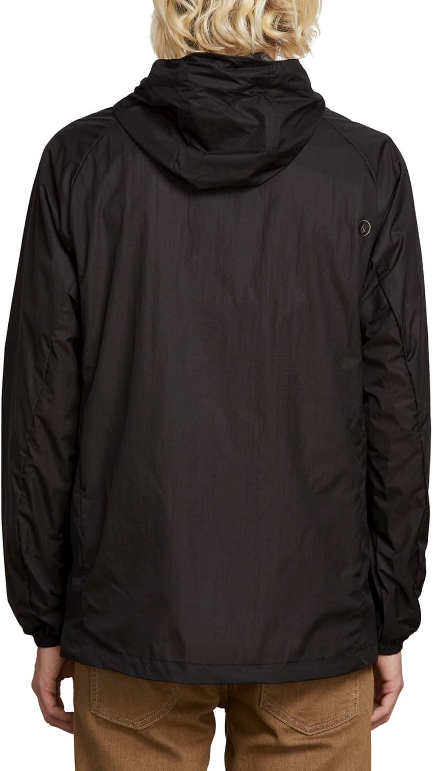 Volcom mens Volcom Men's Stone Lightweight Hooded Windbreaker Jacket: Clothing