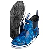 Hunthor Men’s Fishing Boots, Waterproof Deck Boots Anti-Slip Rubber 3mm Breathable Neoprene Rain boots. Ideal for Fishing and Outdoor Activities