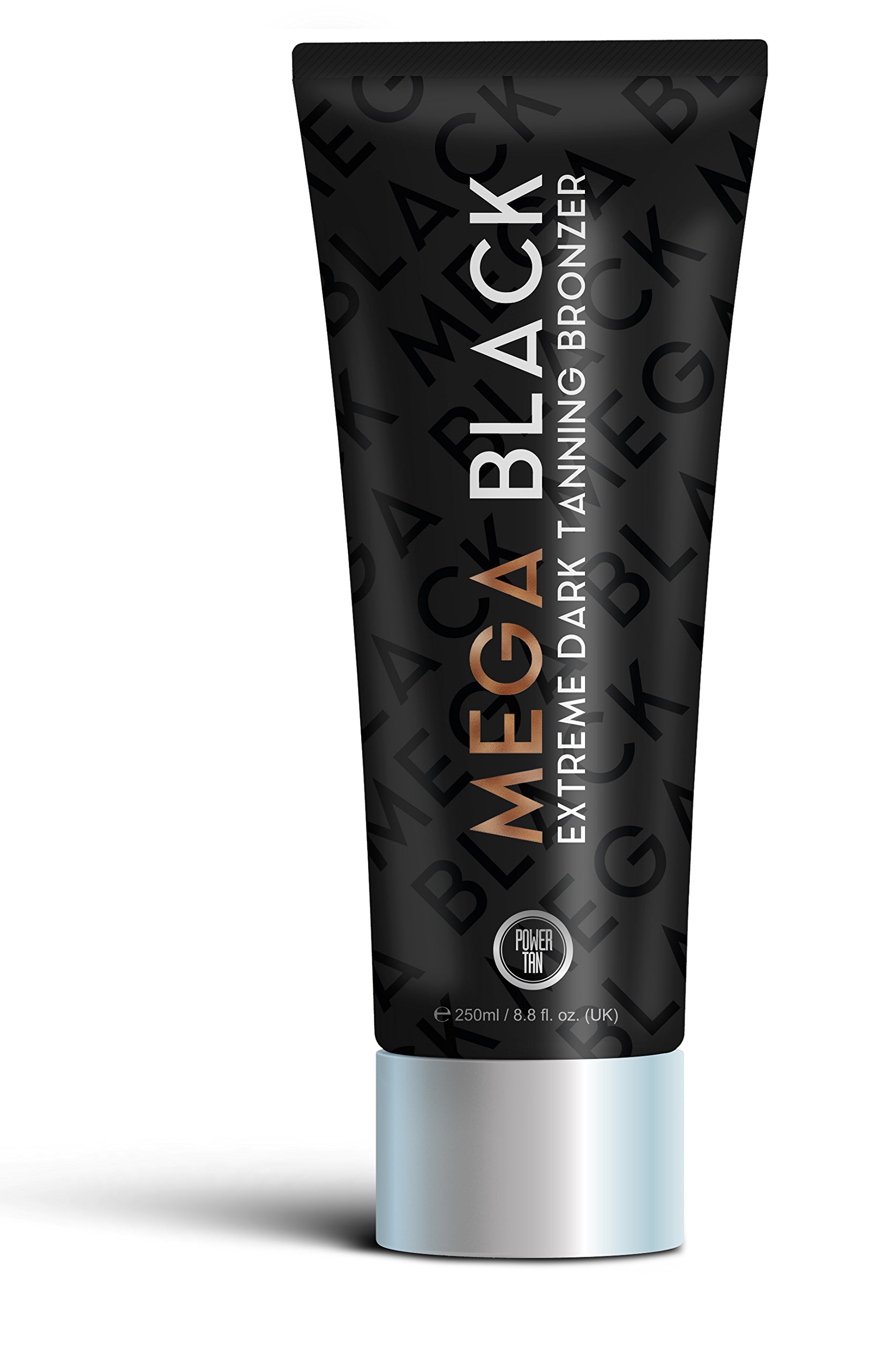 Power Tan Mega Black Extreme Dark Tanning Bronzer Sun Bed Lotion 250ml