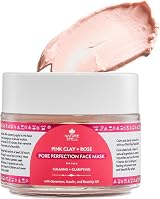 Nature Spell Pink Clay Face Mask with Rose Water 100 ml Pore Refining Vegan view 1