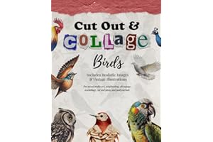Cut Out and Collage — Birds — Includes Realistic Images and Vintage Illustrations: For mixed media art, scrapbooking, découpage, assemblage, cut and paste, and junk journals (Collage Artistry)