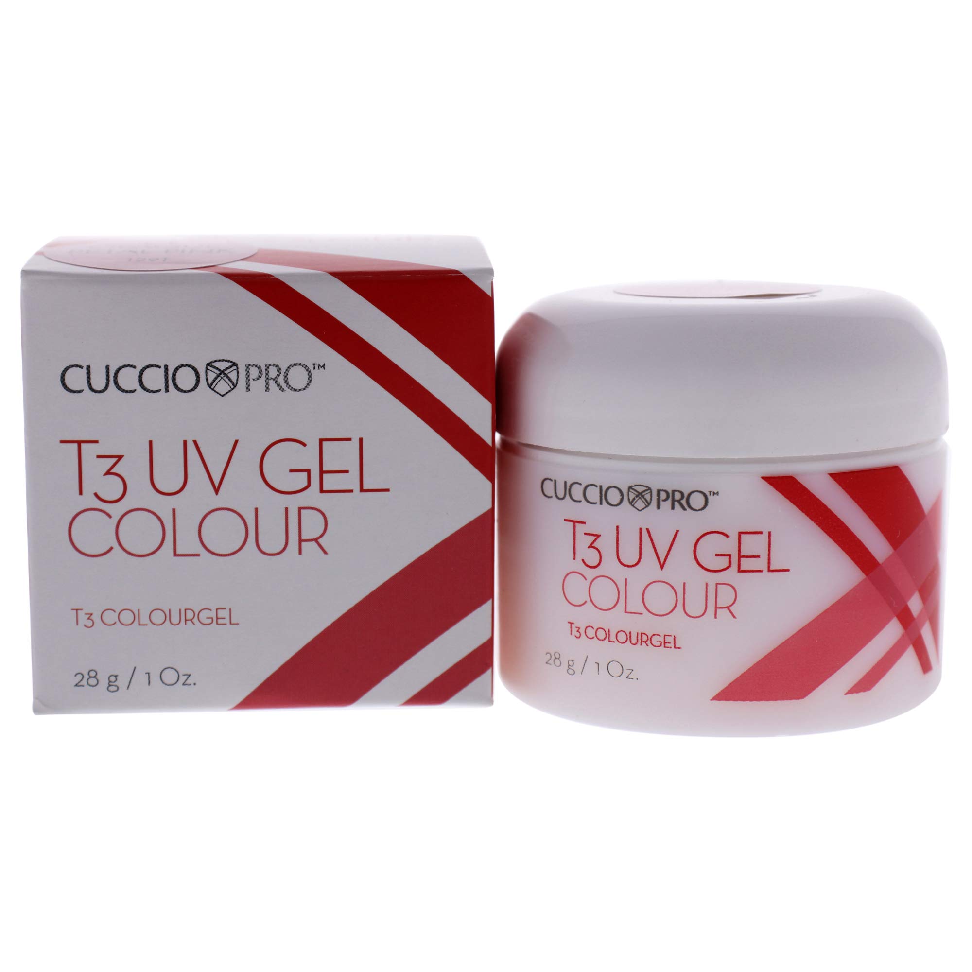 Cuccio Pro - T3 Uv Gel Color - Opaque Petal Pink - for Women - Nail Gel - 1 oz