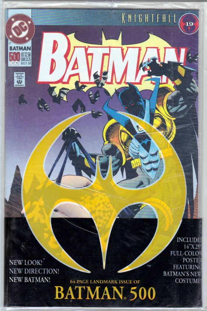 Batman Comic Book Knightfall 19 October 1993 500 Grant Breyfogle Mitchell Illustrated Amazon Com Books