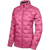 Little Donkey Andy Women's Puffer Jacket Lightweight Quilted Jackets Winter Warm Light Stand Collar Jacket with 3 Pockets
