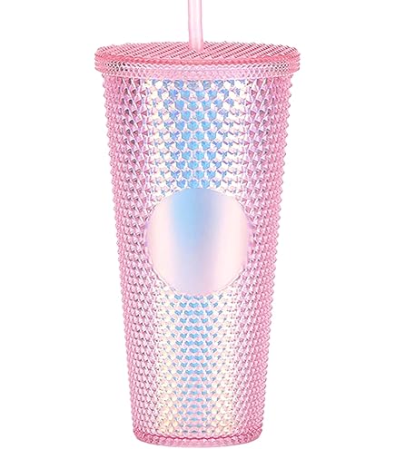 Amazon.com | Starbucks 2020 Red Studded Holiday Plastic Tumbler - 24oz:  Tumblers & Water Glasses