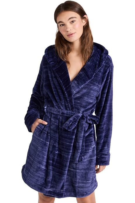 Times-kEberjey Women's Chalet The Plush XL並行輸入品 Blue, Navy, Robe,