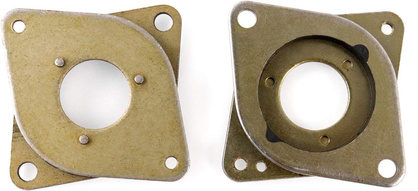 QWORK 3 Pack NEMA 17 Steel and Rubber Stepper Motor Vibration Damper with M3 Screws for Creality CR-10s, Creality Ender 3 - - 