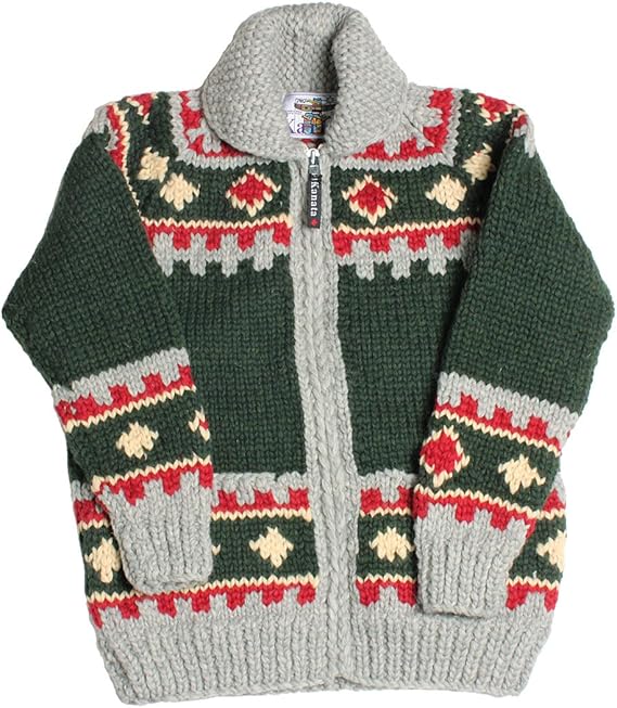 Amazon Co Jp カナタ Kanata カウチンセーター ノルディック セーター ジップ Lt 6plywool メンズ レディース 38 並行輸入品 服 ファッション小物