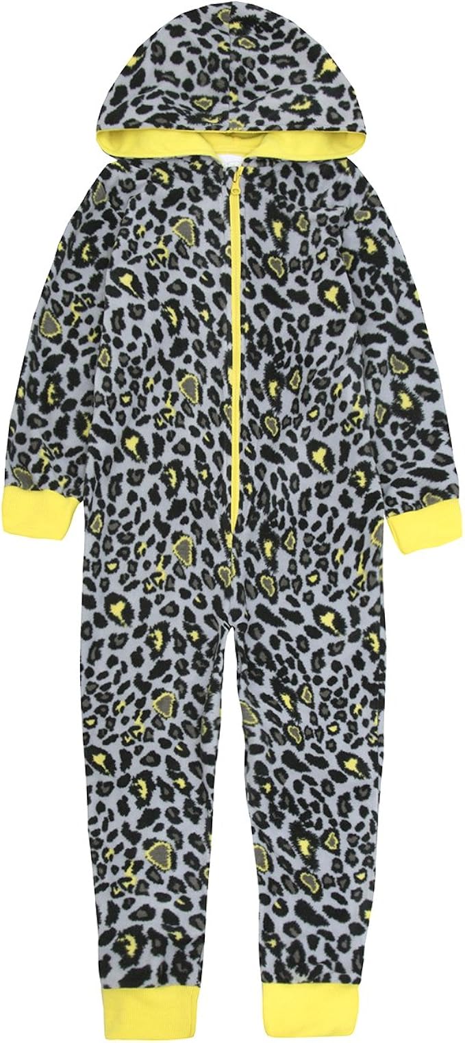 leopard print sleepsuit