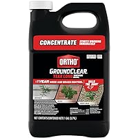 Ortho GroundClear Year Long Vegetation Killer1 - Concentrate, Visible Results in 3 Hours, Kills Weeds and Grasses to the…