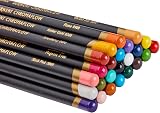 Derwent Chromaflow Pencils 24 in Tin 3.5mm Core Premium Blendable Colors view 4