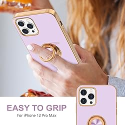 Hython Case for iPhone 12 Pro Max Case with Ring