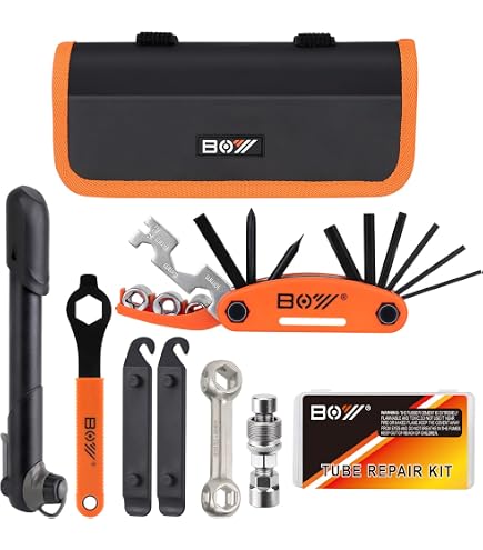 11 Pcs Bicycle Tool Kit for Trek 1.2 1.5 2.1 2.3 2.5 WSD 5.9, Bike Repair Tools Kit for Mountain, Road and Park Bicycle with Chain Riveter, Tire Levers, Crank Puller : Sports & Outdoors
