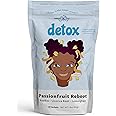THREEE - Detox Tea (30 Tea Bags) Supports Liver Health, Radiant Skin, Boosts Energy, All Natural, Non GMO, Vegan, Keto Friendly Passionfruit Flavored Tea Detox for Body Cleanse