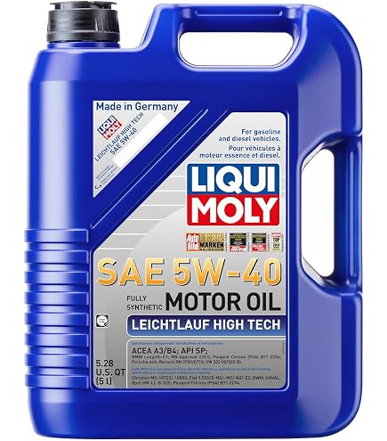 Amazon.com: Liqui Moly TOP TEC 5W40 5 Liters (Case of 1) : Automotive