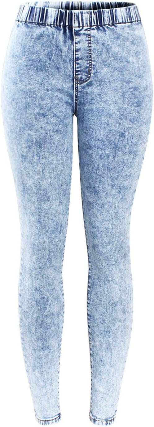 Zcaosma Plus Size Ultra Stretchy Acid Washed Jeans Woman Denim Pants Trousers for Women Pencil Skinny Jeans
