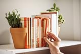 Suck UK Plant Pot Bookends | Quirky Decorative Bookends Set of 2 view 4