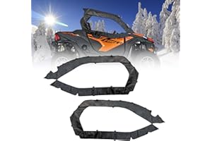 QYMOTO Upper Doors with Zipper Compatible with 2023-2024 CFMOTO ZForce 800 Trail/950 Trail/950 Sport,Upgraded Thicker Fabric 